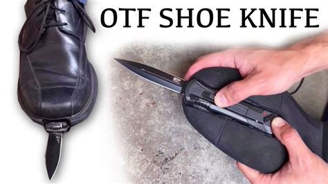 shoe with knife built in.